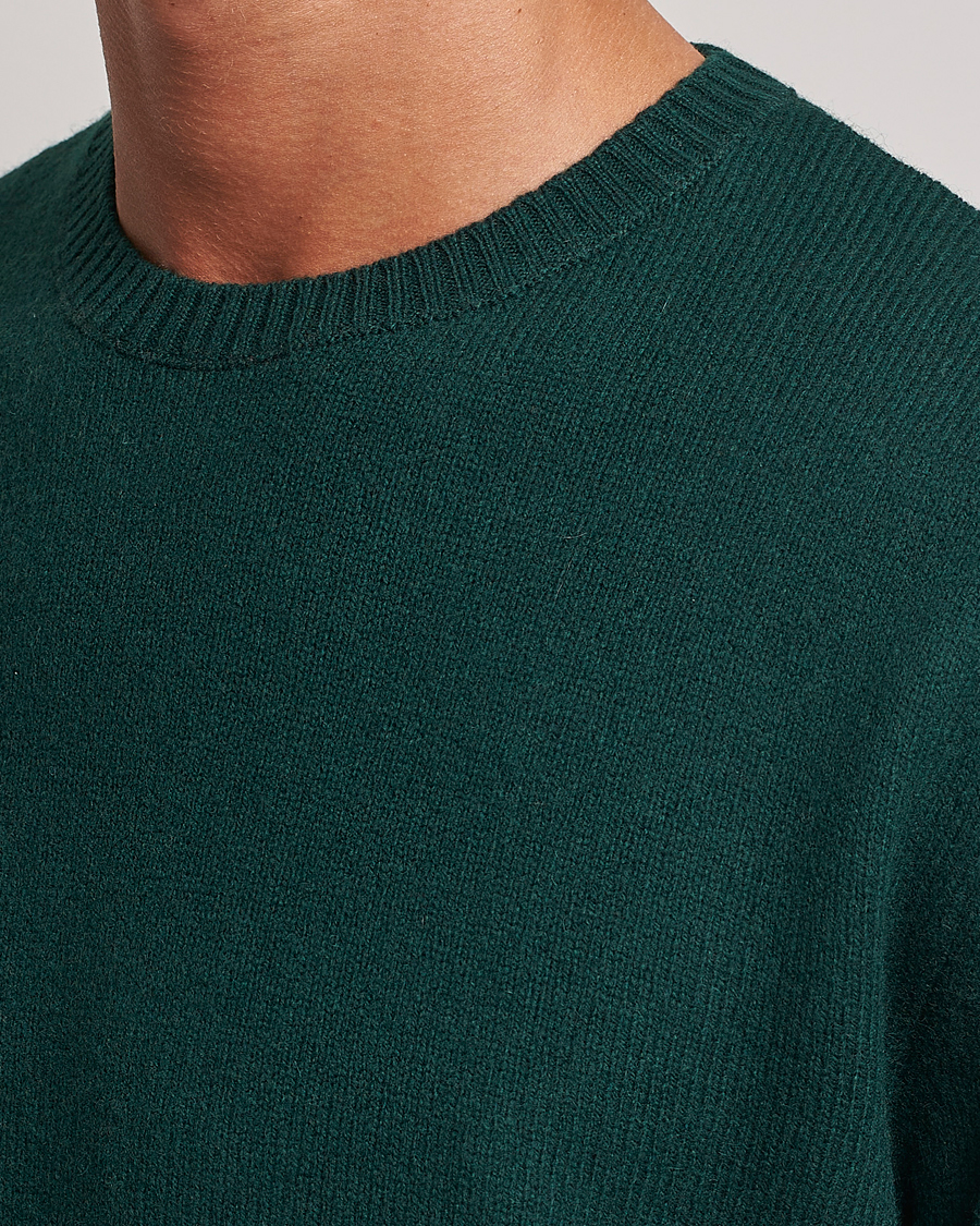 Herre | Gensere | Colorful Standard | Classic Merino Wool Crew Neck Emerald Green
