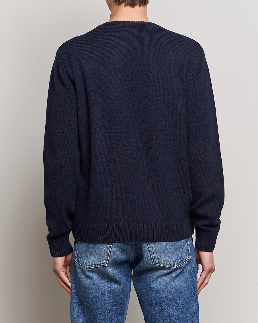 Herre | Gensere | Colorful Standard | Classic Merino Wool Crew Neck Navy Blue