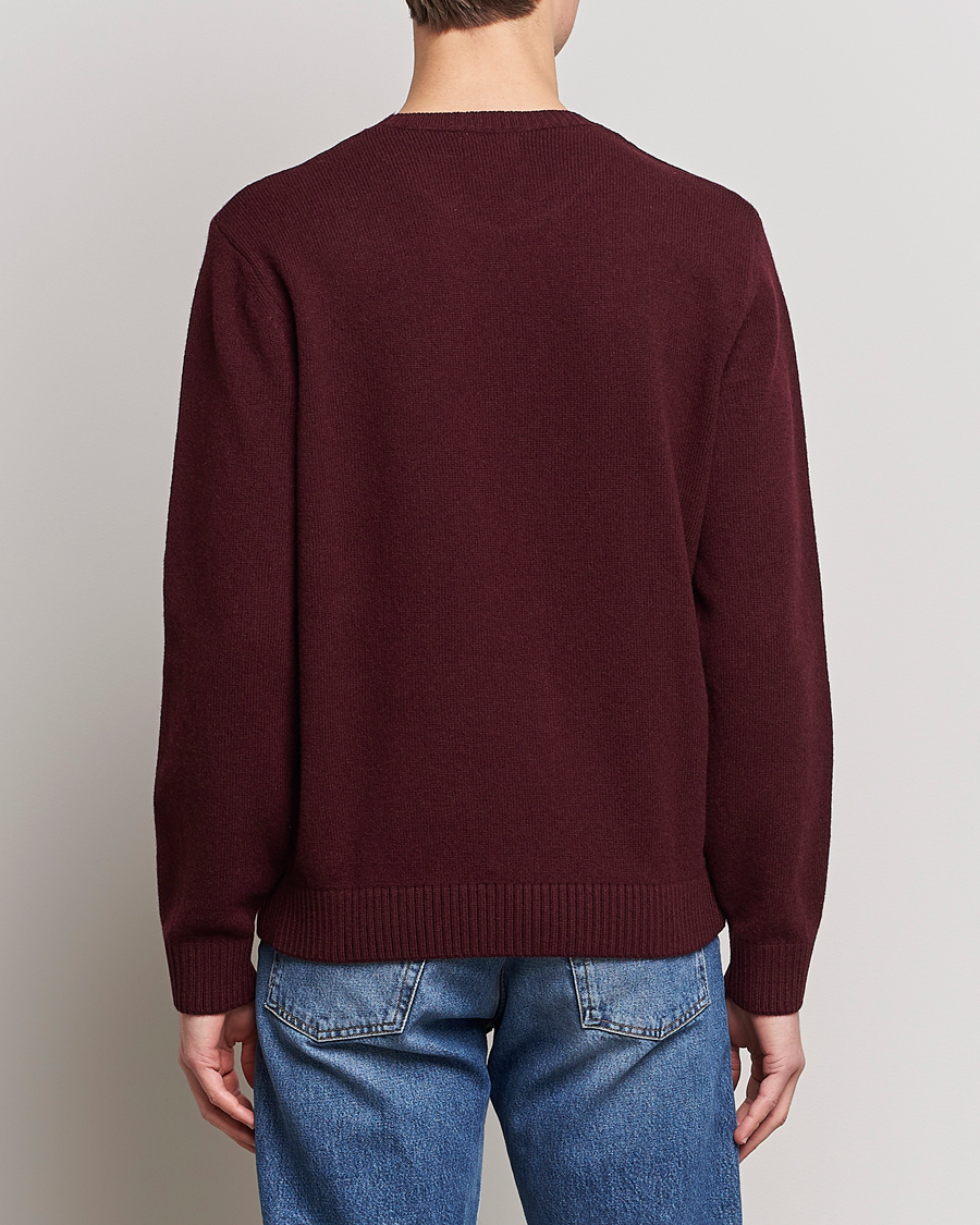 Herre | Gensere | Colorful Standard | Classic Merino Wool Crew Neck Oxblood Red