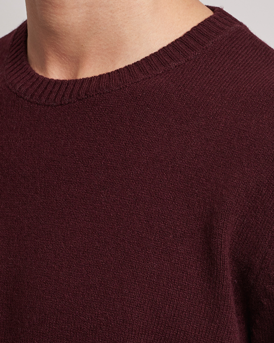Herre | Gensere | Colorful Standard | Classic Merino Wool Crew Neck Oxblood Red