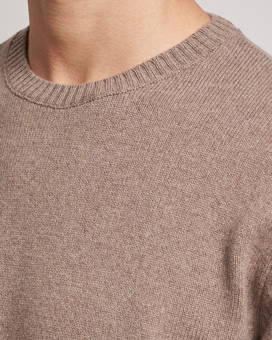 Herre | Gensere | Colorful Standard | Classic Merino Wool Crew Neck Warm Taupe