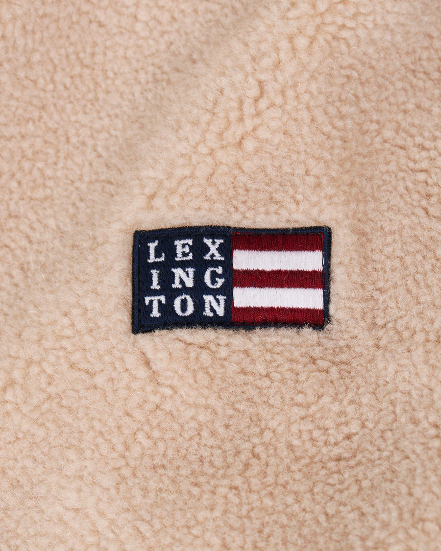 Herre | Gensere | Lexington | Maurice Sherpa Wool Fleece Jacket Beige