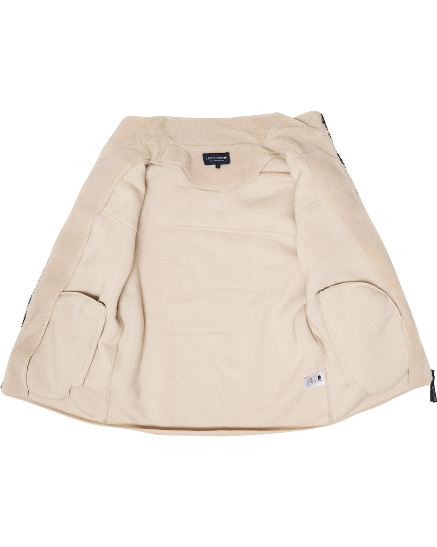 Herre | Gensere | Lexington | Maurice Sherpa Wool Fleece Jacket Beige