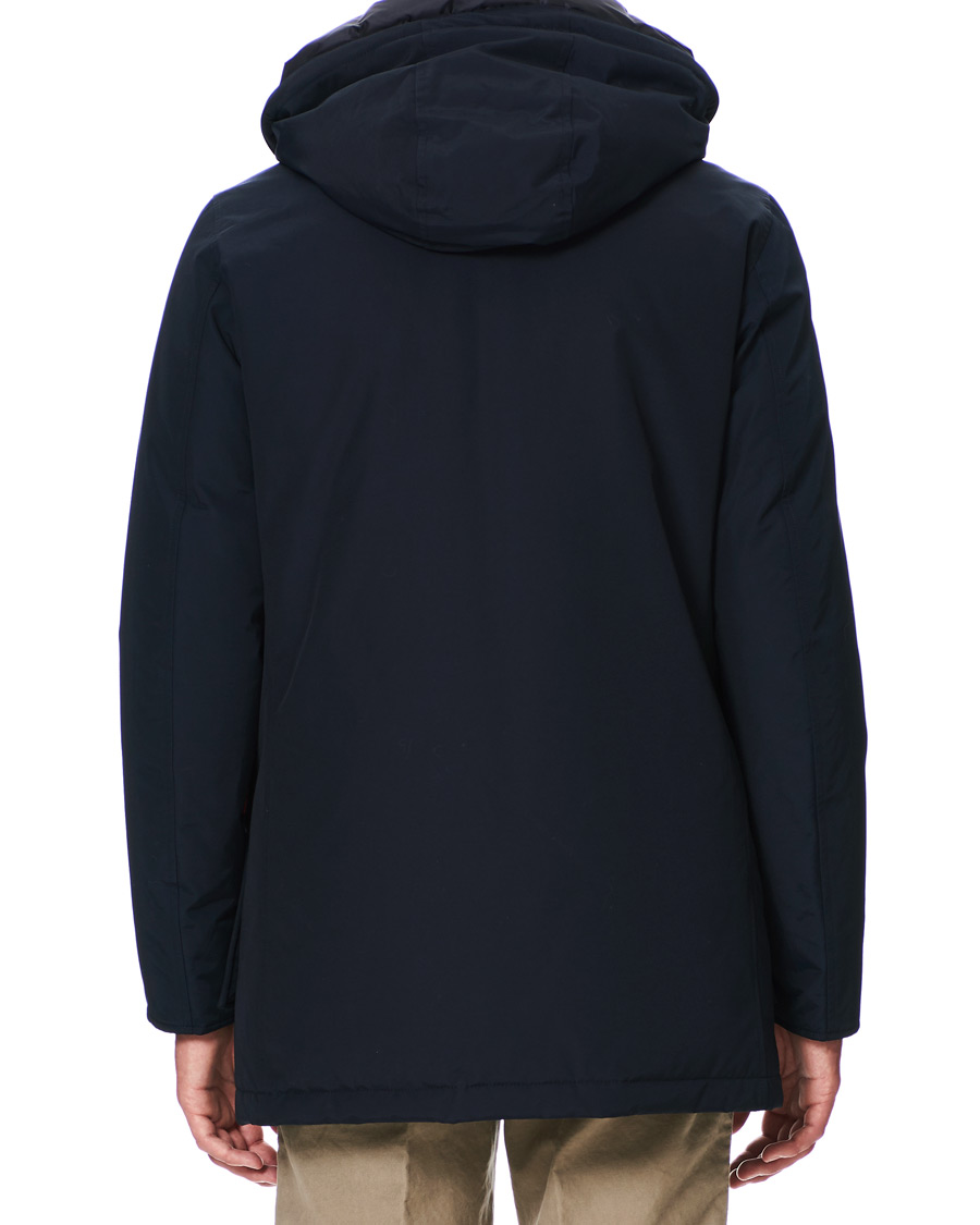 Herre | Jakker | Woolrich | Artic Parka No Fur Melton Blue