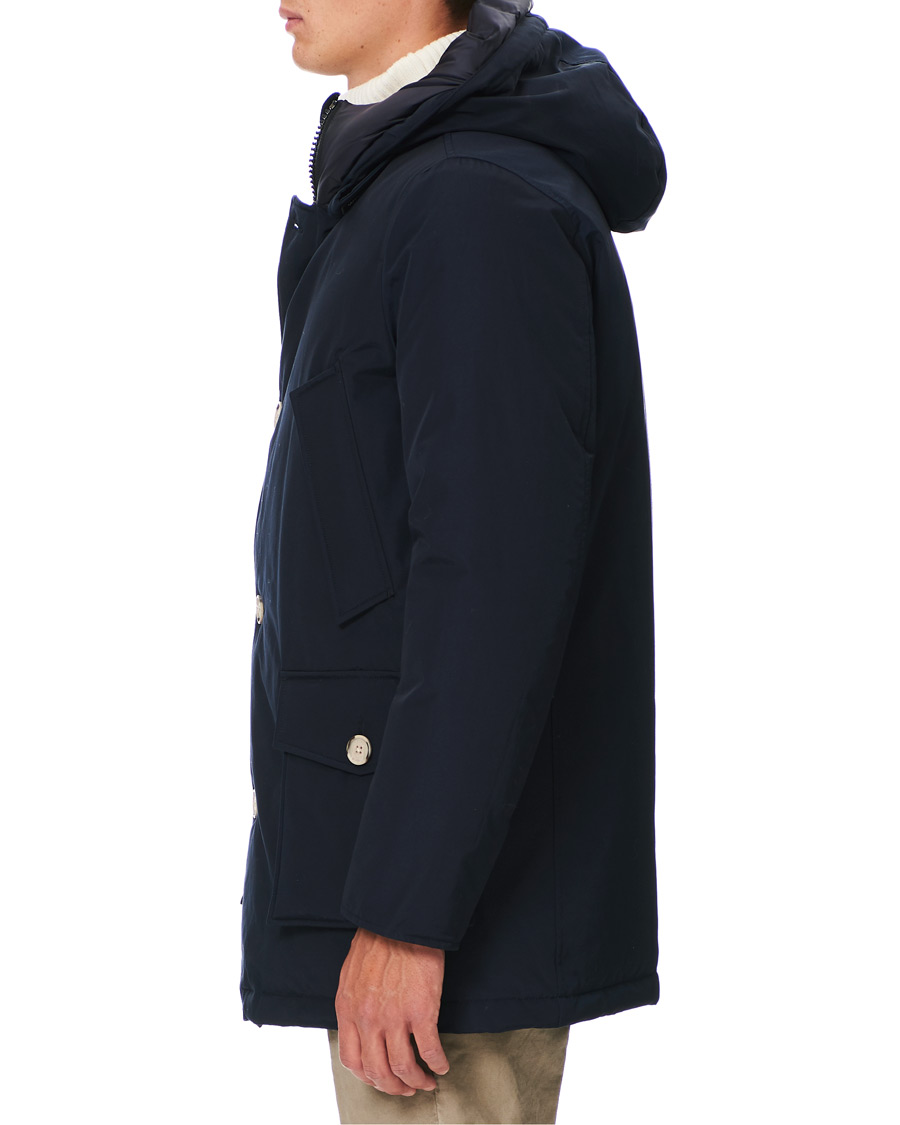 Herre | Jakker | Woolrich | Artic Parka No Fur Melton Blue