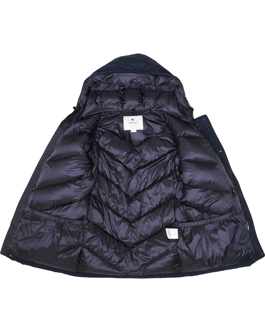 Herre | Jakker | Woolrich | Artic Parka No Fur Melton Blue
