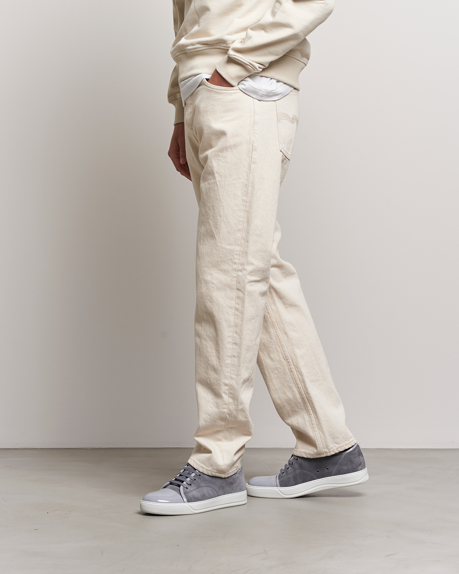 Herre | Sneakers | Lanvin | DBB1 Patent Cap Toe Sneaker Light Grey