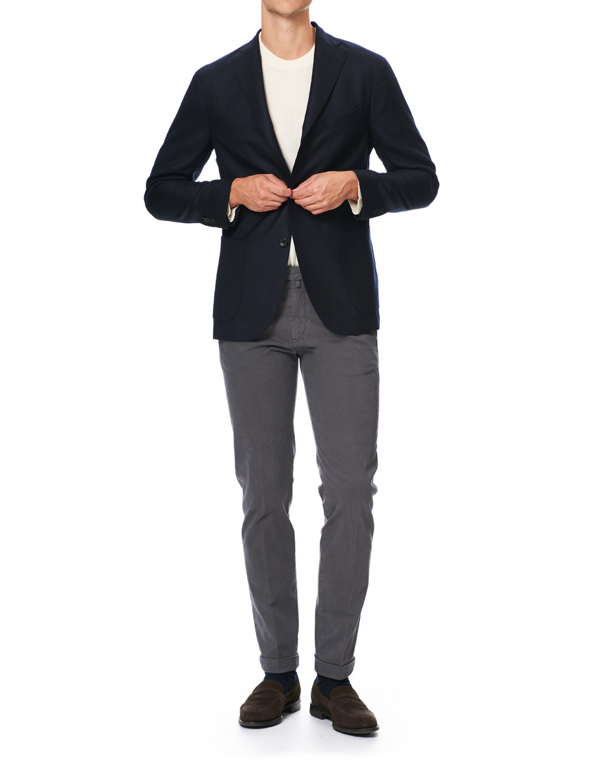 Herre | Bukser | Briglia 1949 | Slim Fit Cotton Chino Grey