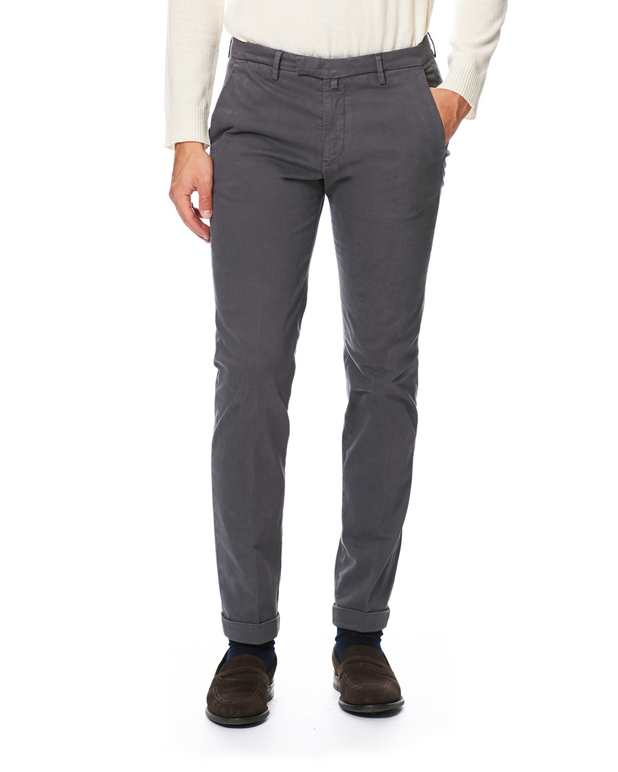 Herre | Bukser | Briglia 1949 | Slim Fit Cotton Chino Grey