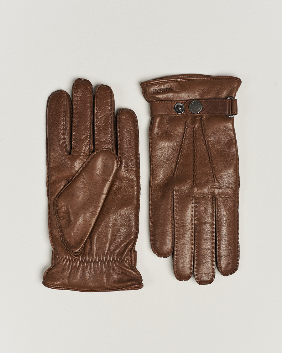 Herre | Hestra | Hestra | Jake Wool Lined Buckle Glove Light Brown