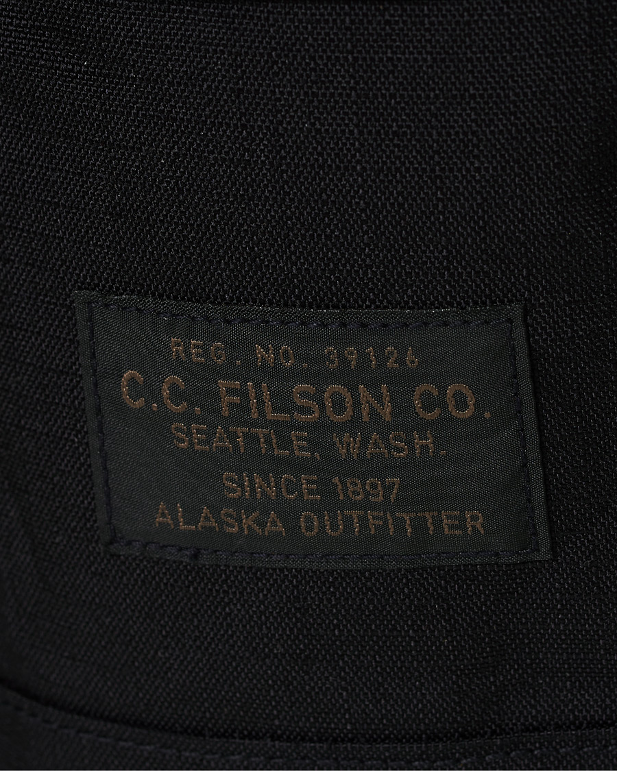 Herre | Filson Ripstop Nylon Backpack Black | Filson | Ripstop Nylon Backpack Black