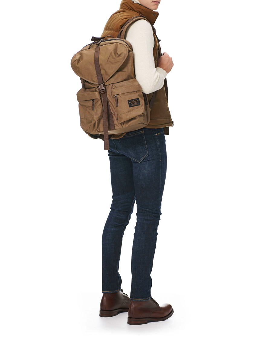 Herre | Filson Ripstop Nylon Backpack Field Tan | Filson | Ripstop Nylon Backpack Field Tan