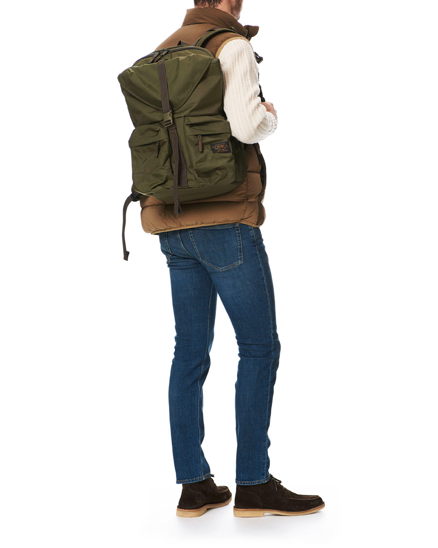 Herre | Filson Ripstop Nylon Backpack Green | Filson | Ripstop Nylon Backpack Green