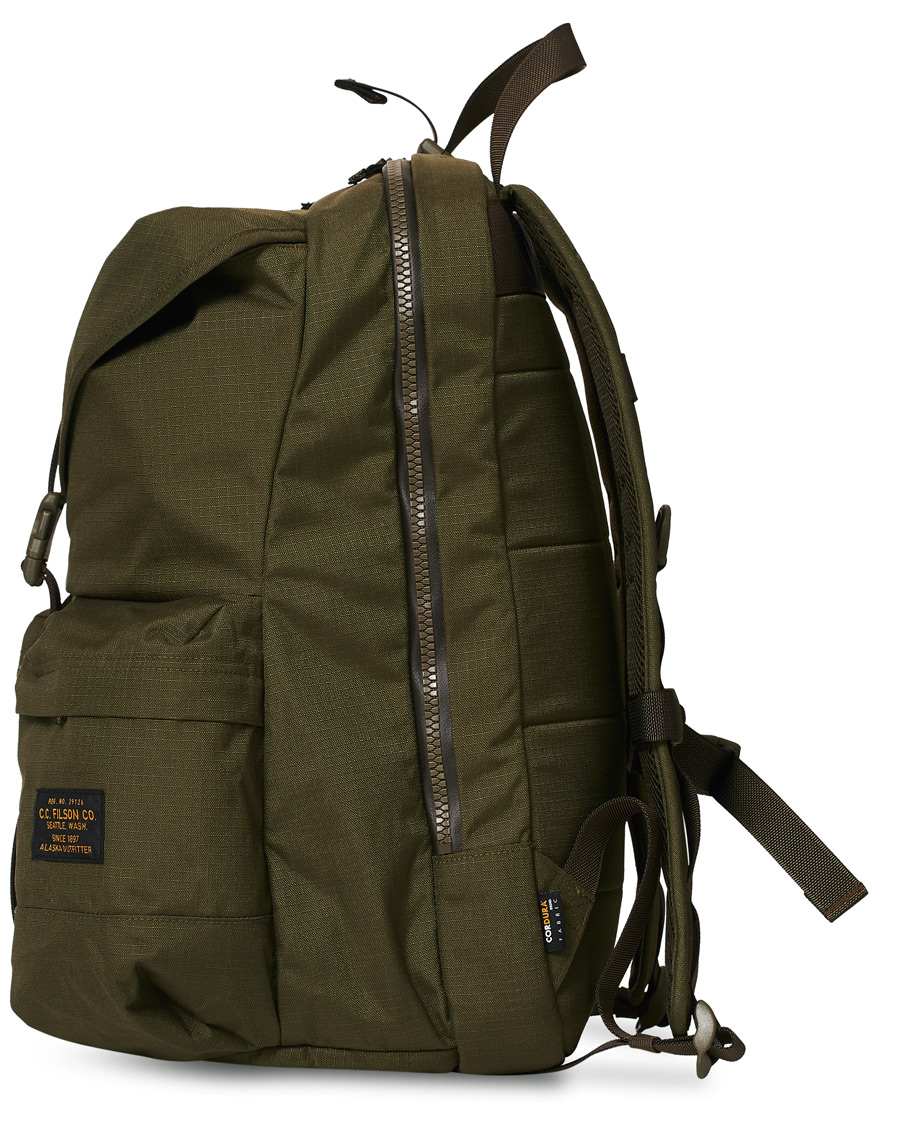 Herre | Filson Ripstop Nylon Backpack Green | Filson | Ripstop Nylon Backpack Green