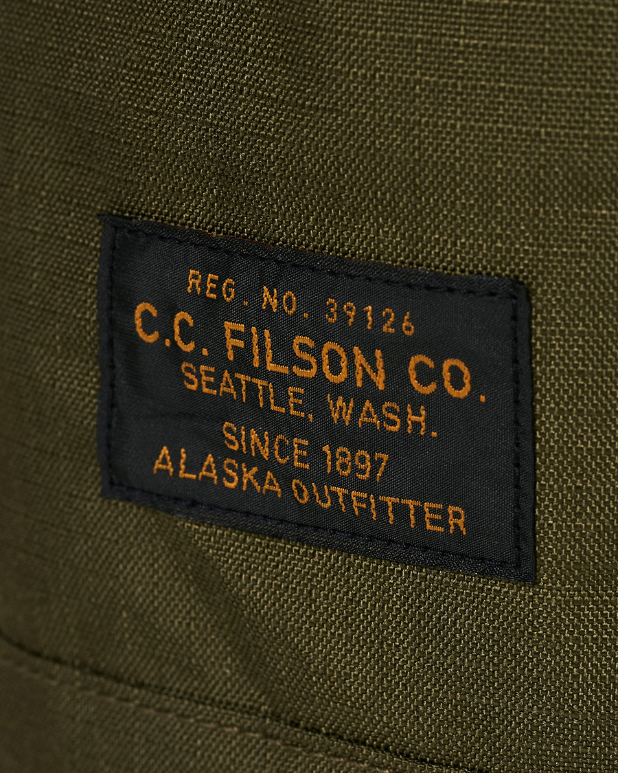 Herre | Filson Ripstop Nylon Backpack Green | Filson | Ripstop Nylon Backpack Green