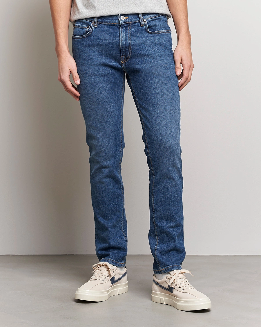 Herre | Jeans | Jeanerica | SM001 Slim Jeans Mid Vintage