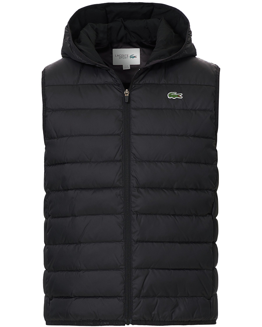 Herre | Jakker | Lacoste | Hooded Vest Noir