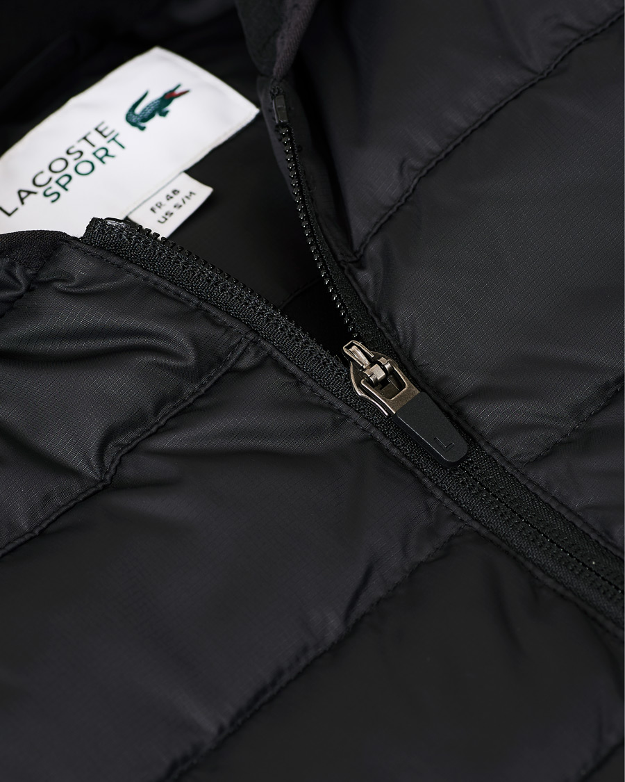 Herre | Jakker | Lacoste | Hooded Vest Noir