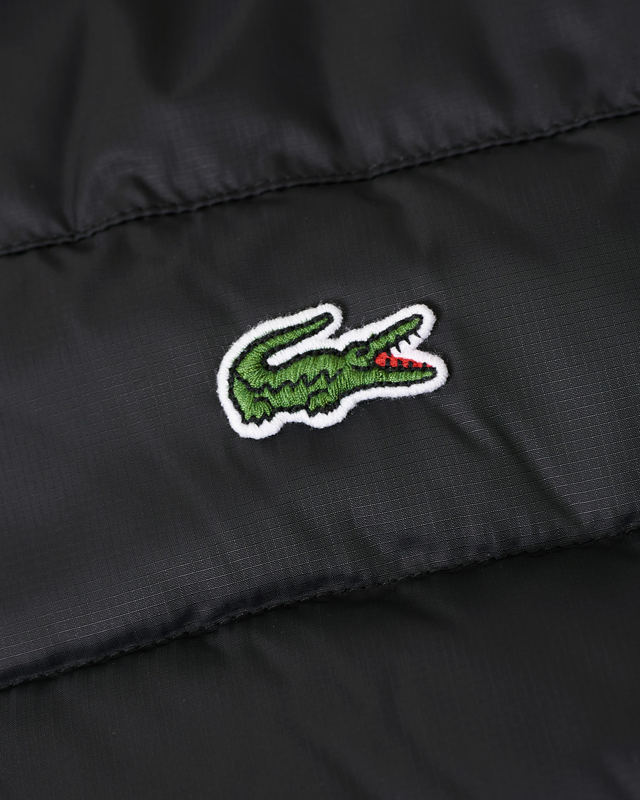 Herre | Jakker | Lacoste | Hooded Vest Noir