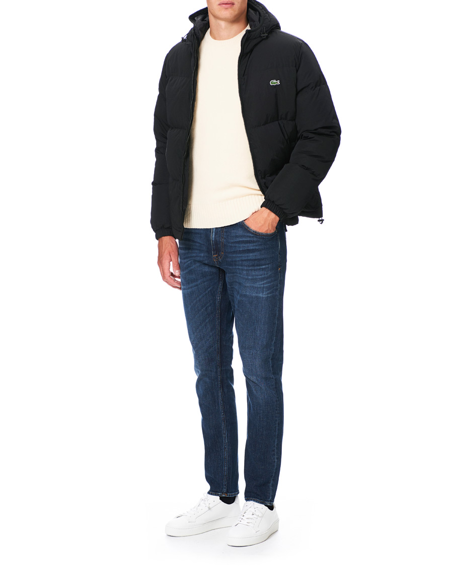Herre | Jakker | Lacoste | Down Hooded Jacket Noir