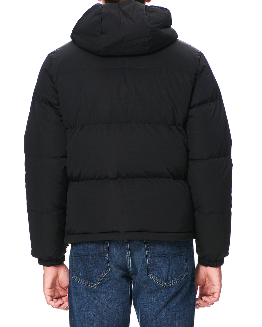 Herre | Jakker | Lacoste | Down Hooded Jacket Noir