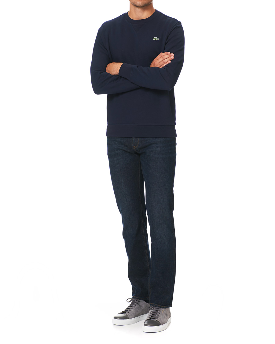 Herre | Gensere | Lacoste | Crew Neck Sweatshirt Navy Blue