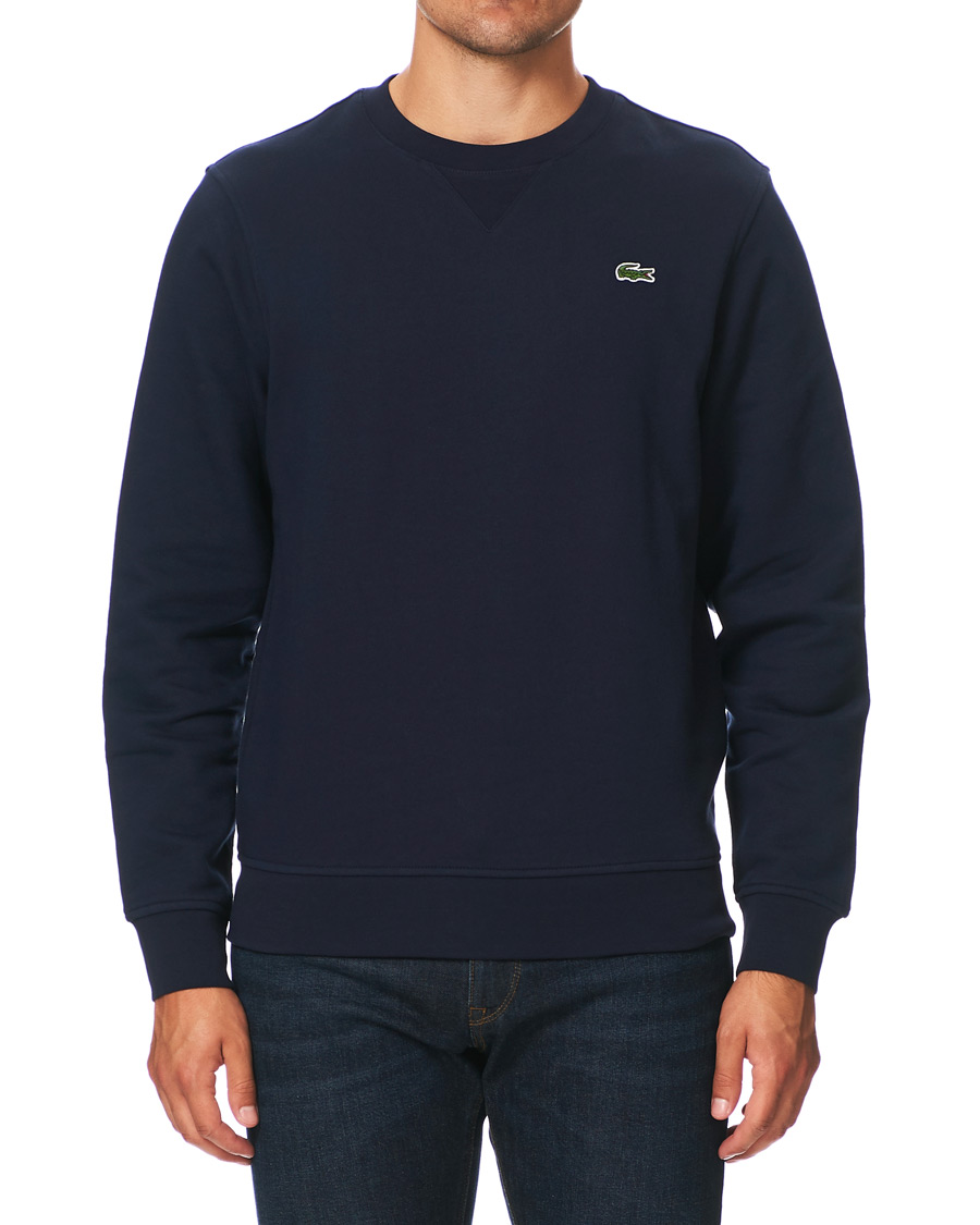 Herre | Gensere | Lacoste | Crew Neck Sweatshirt Navy Blue
