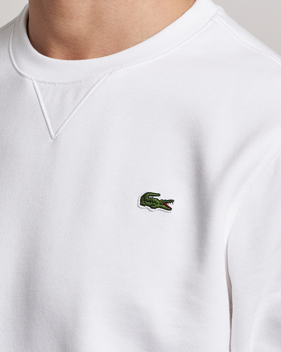 Herre | Gensere | Lacoste | Crew Neck Sweatshirt White