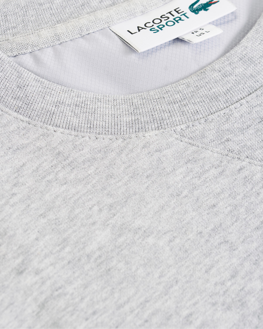 Herre | Gensere | Lacoste | Crew Neck Sweatshirt Argent Chine