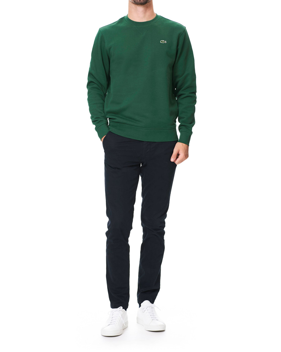 Herre | Gensere | Lacoste | Crew Neck Sweatshirt Green