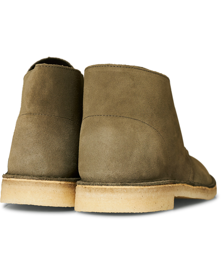Herre | Clarks Originals Desert Boot Light Olive Suede | Clarks Originals | Desert Boot Light Olive Suede