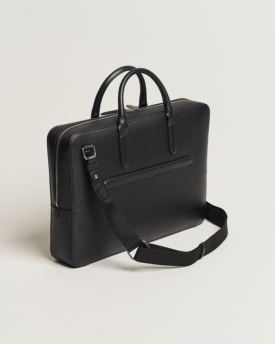 Herre | Assesoarer | Smythson | Panama Lightweight Briefcase Black