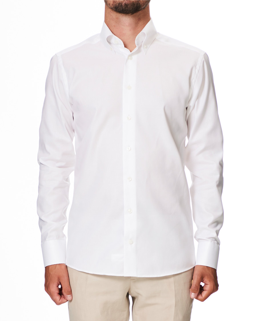 Herre |  | Eton | Slim Fit Royal Oxford Button Down Shirt White