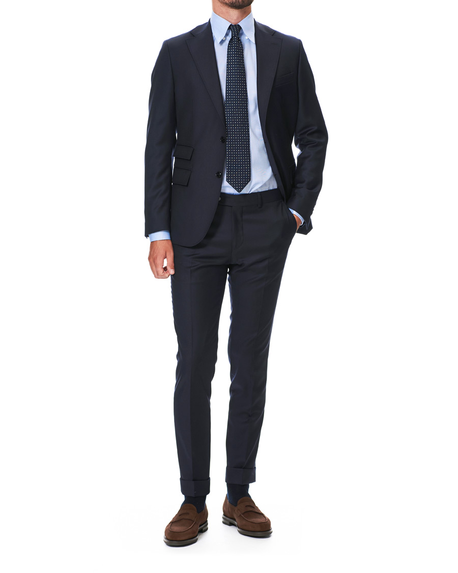 Herre | Skjorter | Eton | Slim Fit Royal Oxford Button Down Shirt Light Blue
