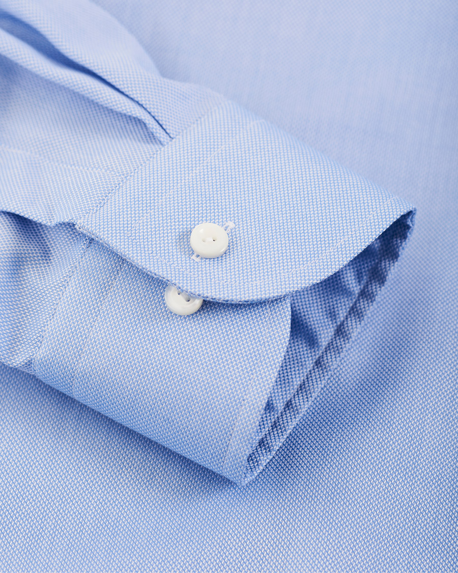 Herre | Skjorter | Eton | Contemporary Fit Royal Oxford Button Down Shirt Light Blue