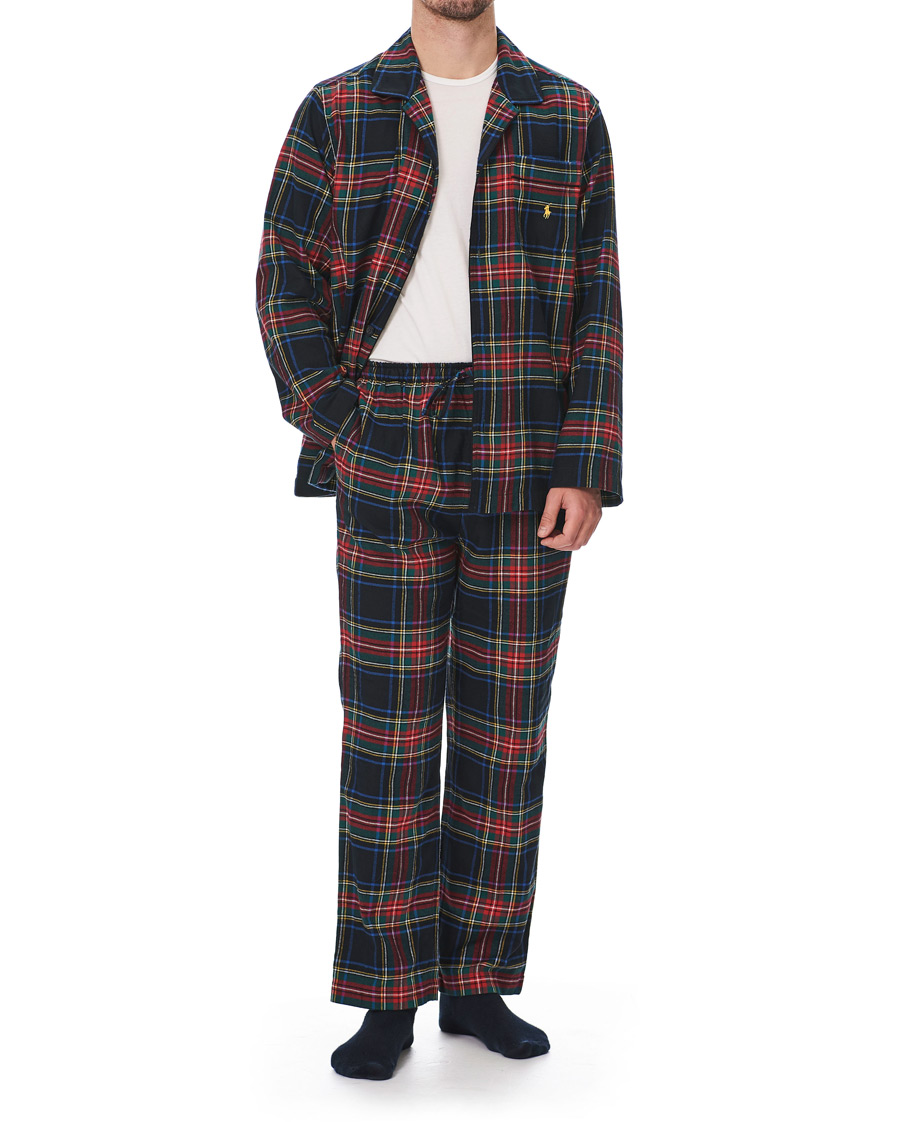 Herre | Pyjamaser og badekåper | Polo Ralph Lauren | Flannel Check Pyjama Set Red/Green/Blue