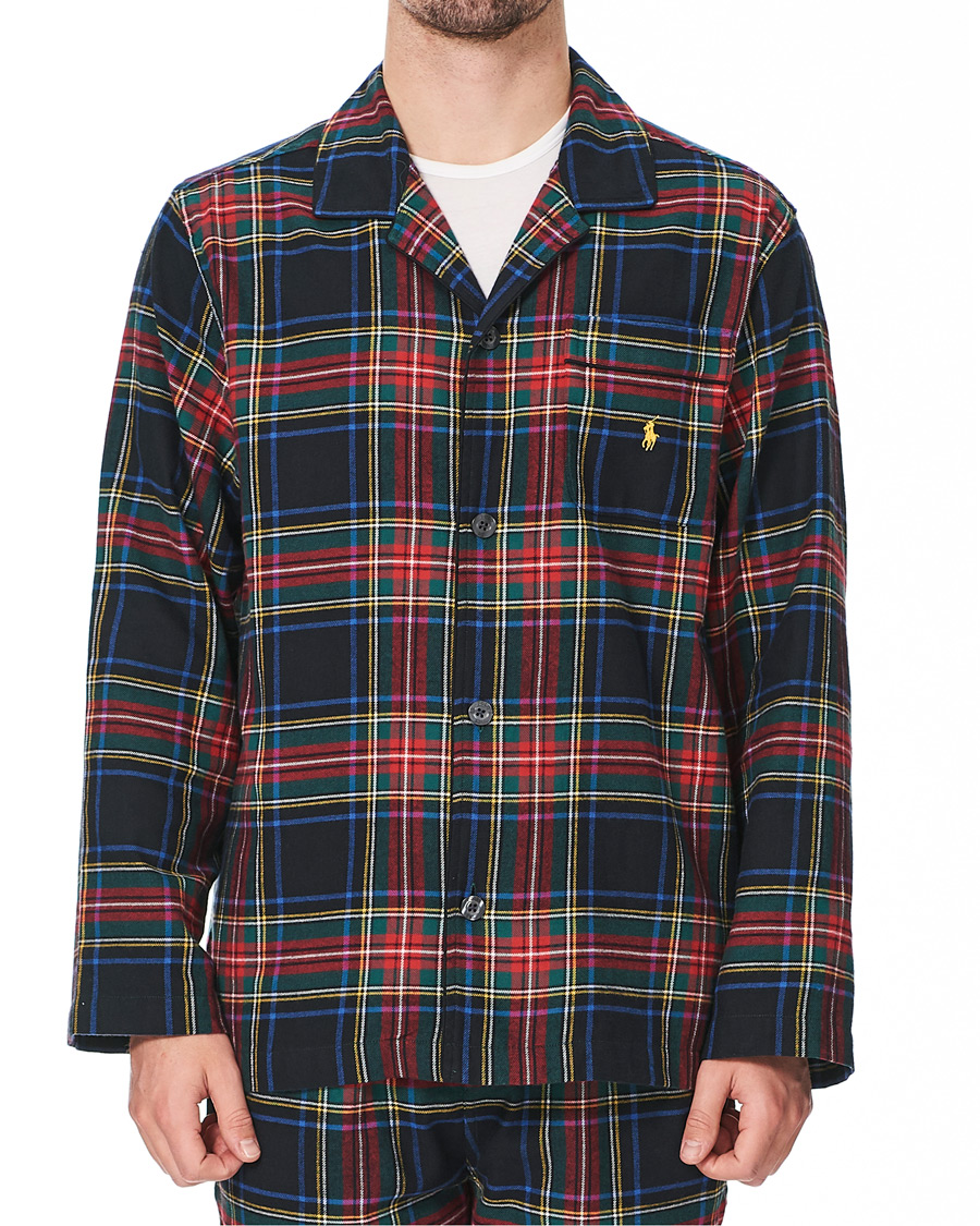 Herre | Pyjamaser og badekåper | Polo Ralph Lauren | Flannel Check Pyjama Set Red/Green/Blue