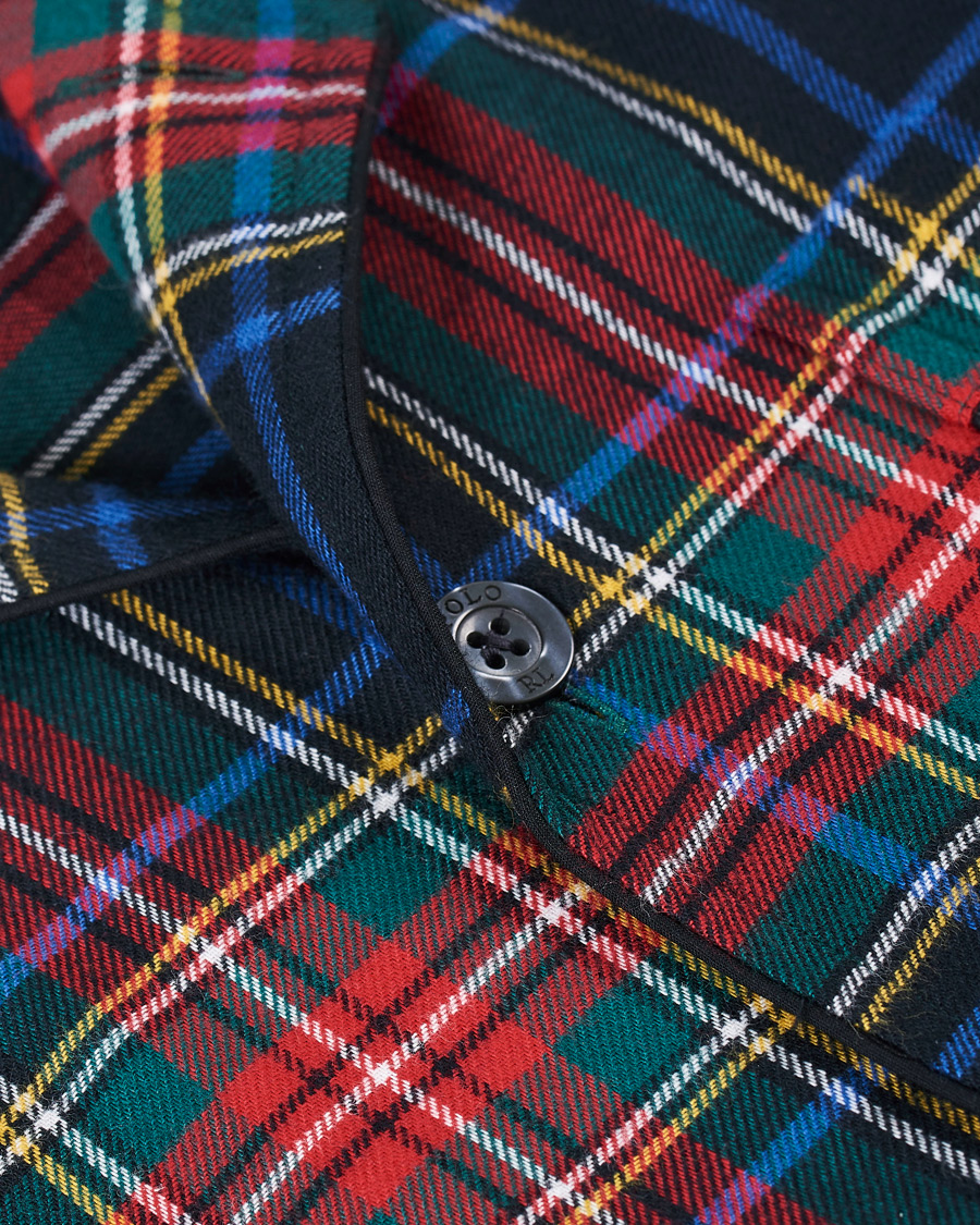Herre | Pyjamaser og badekåper | Polo Ralph Lauren | Flannel Check Pyjama Set Red/Green/Blue