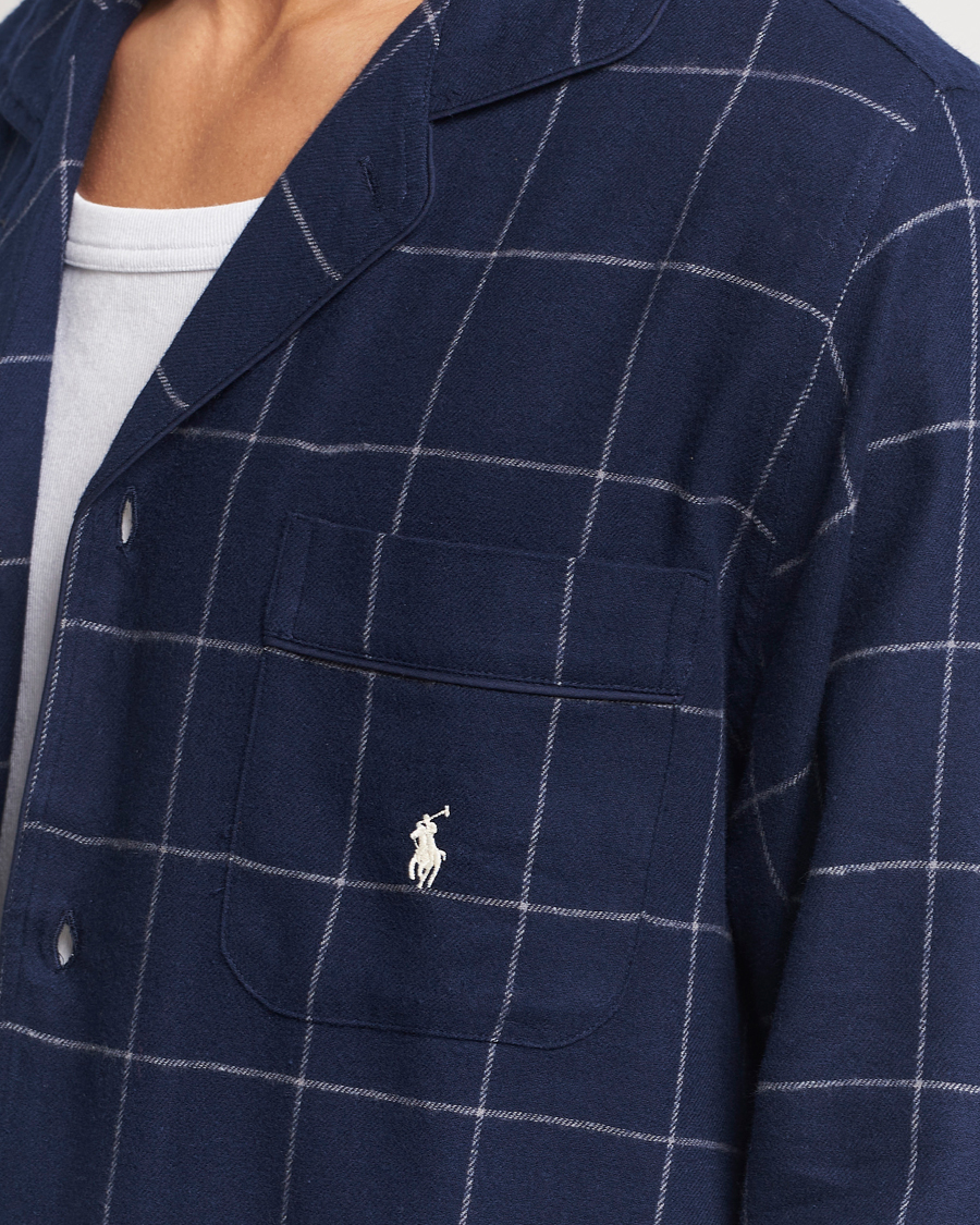 Herre | Polo Ralph Lauren Pyjama Set Navy Windowpane | Polo Ralph Lauren | Pyjama Set Navy Windowpane