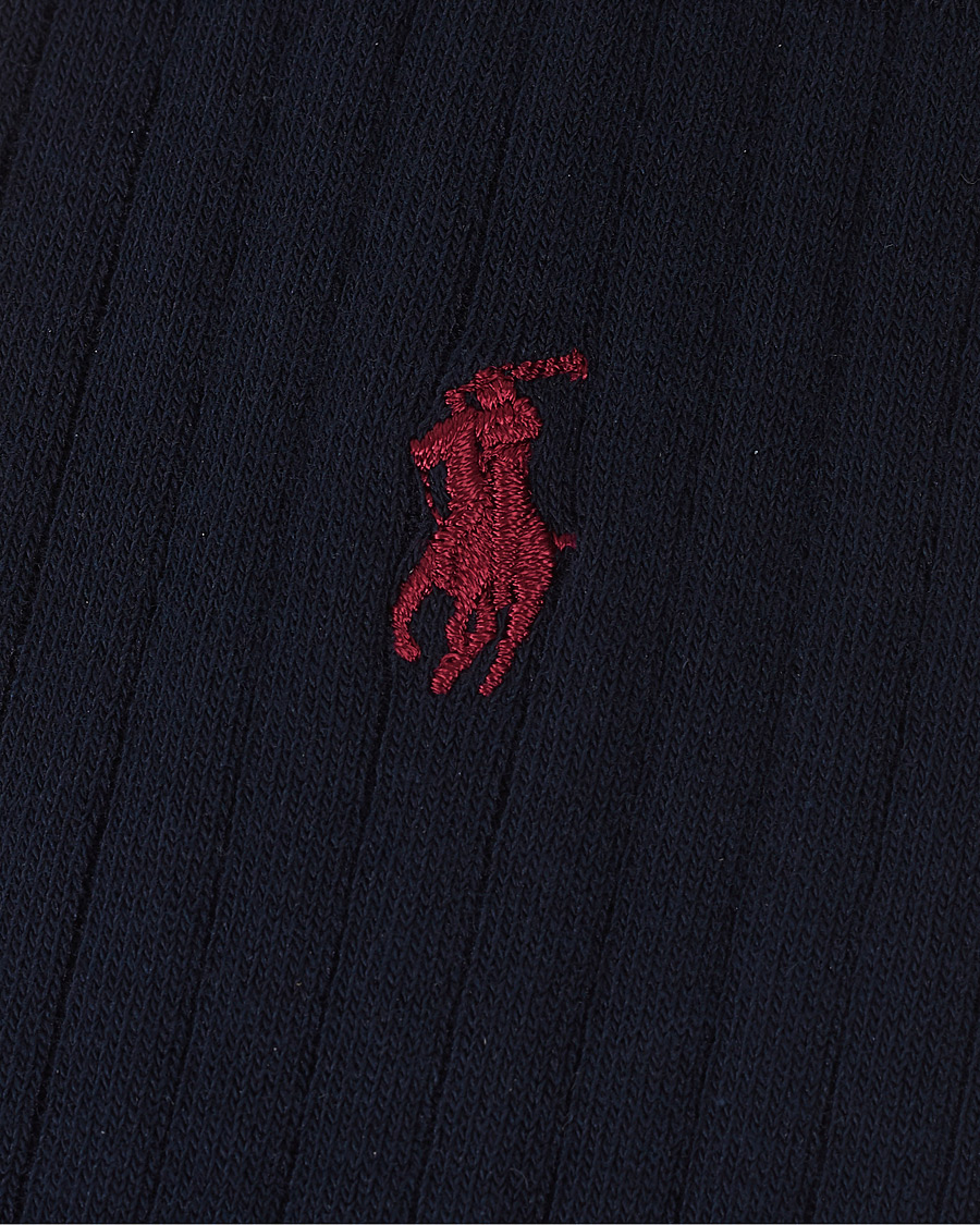 Herre | Undertøy | Polo Ralph Lauren | 3-Pack Egyptian Rib Crew Socks Navy