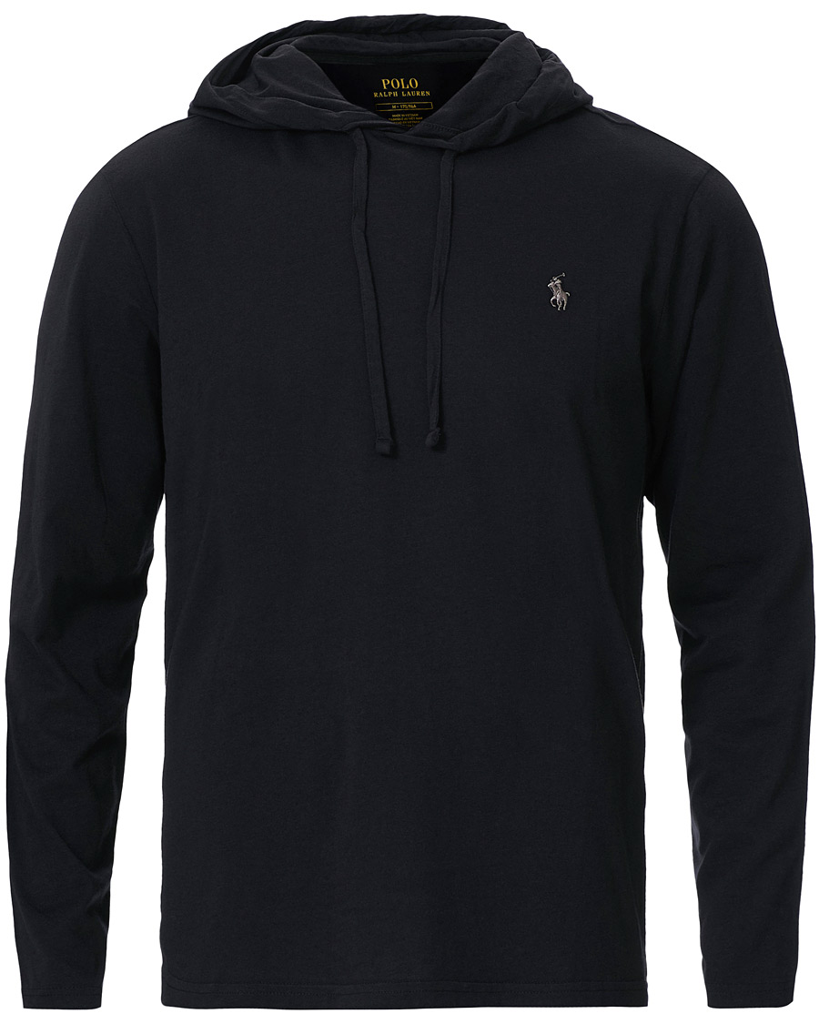 Herre | Gensere | Polo Ralph Lauren | Long Sleeve Hoodie Polo Black