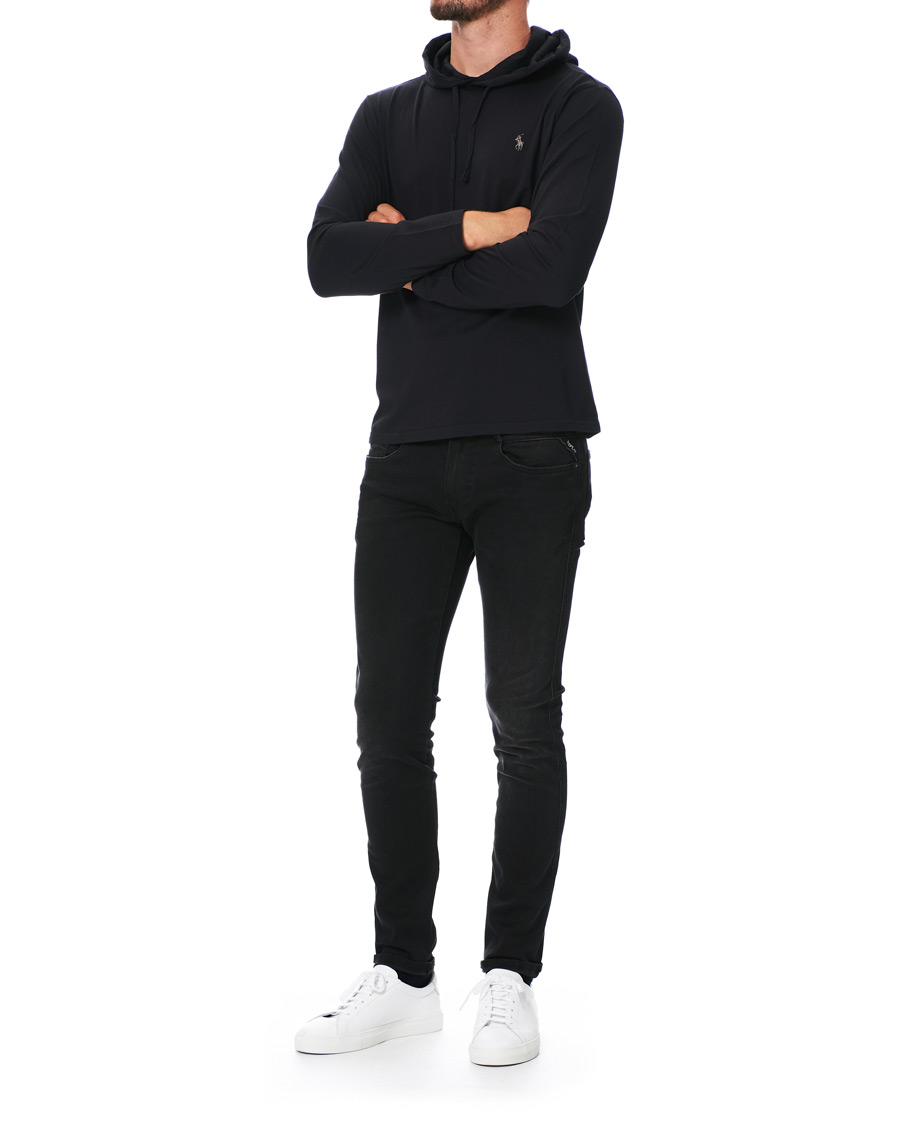 Herre | Gensere | Polo Ralph Lauren | Long Sleeve Hoodie Polo Black