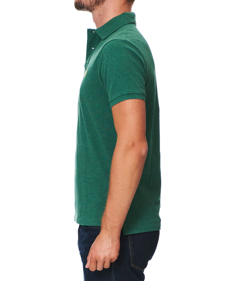 Herre | Pikéer | Polo Ralph Lauren | Custom Slim Fit Polo Green Heather