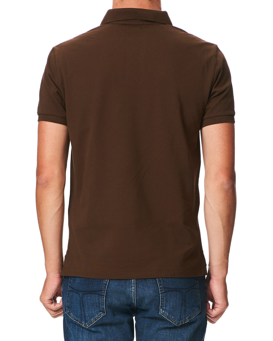 Herre | Pikéer | Polo Ralph Lauren | Custom Slim Fit Polo Cooper Brown