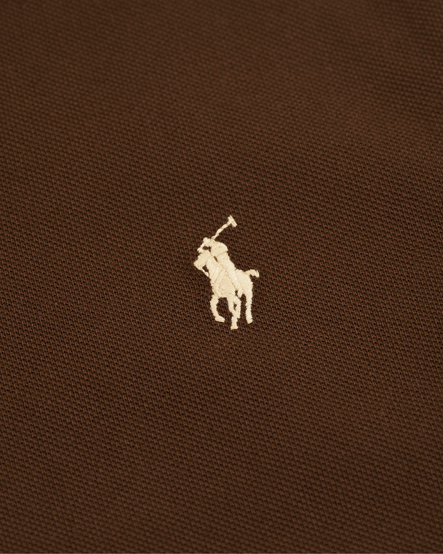Herre | Pikéer | Polo Ralph Lauren | Custom Slim Fit Polo Cooper Brown