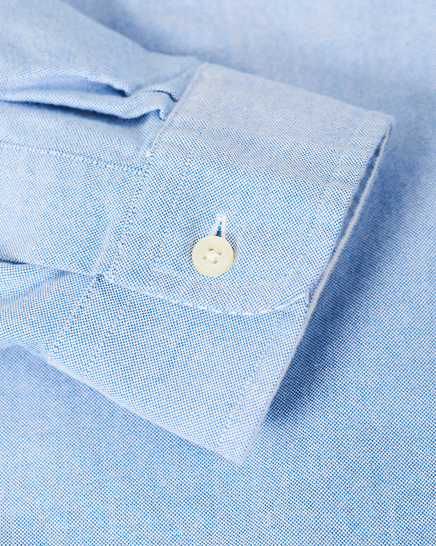 Herre | Skjorter | Polo Ralph Lauren | Slim Fit Contrast Oxford Shirt Light Blue