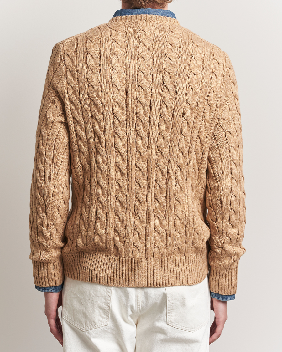 Herre | Gensere | Polo Ralph Lauren | Cotton Cable Pullover Camel Melange
