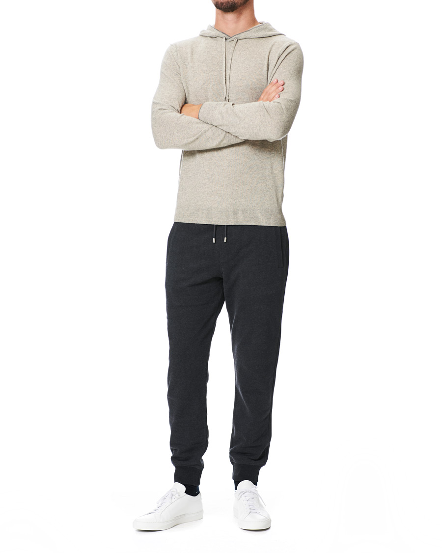 Herre | Gensere | RLX Ralph Lauren | Washable Cashmere Hoodie Dark Sport Heather