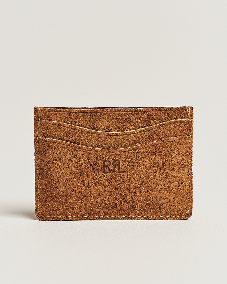 Herre | | RRL | Rough Out Cardholder Wallet Brown