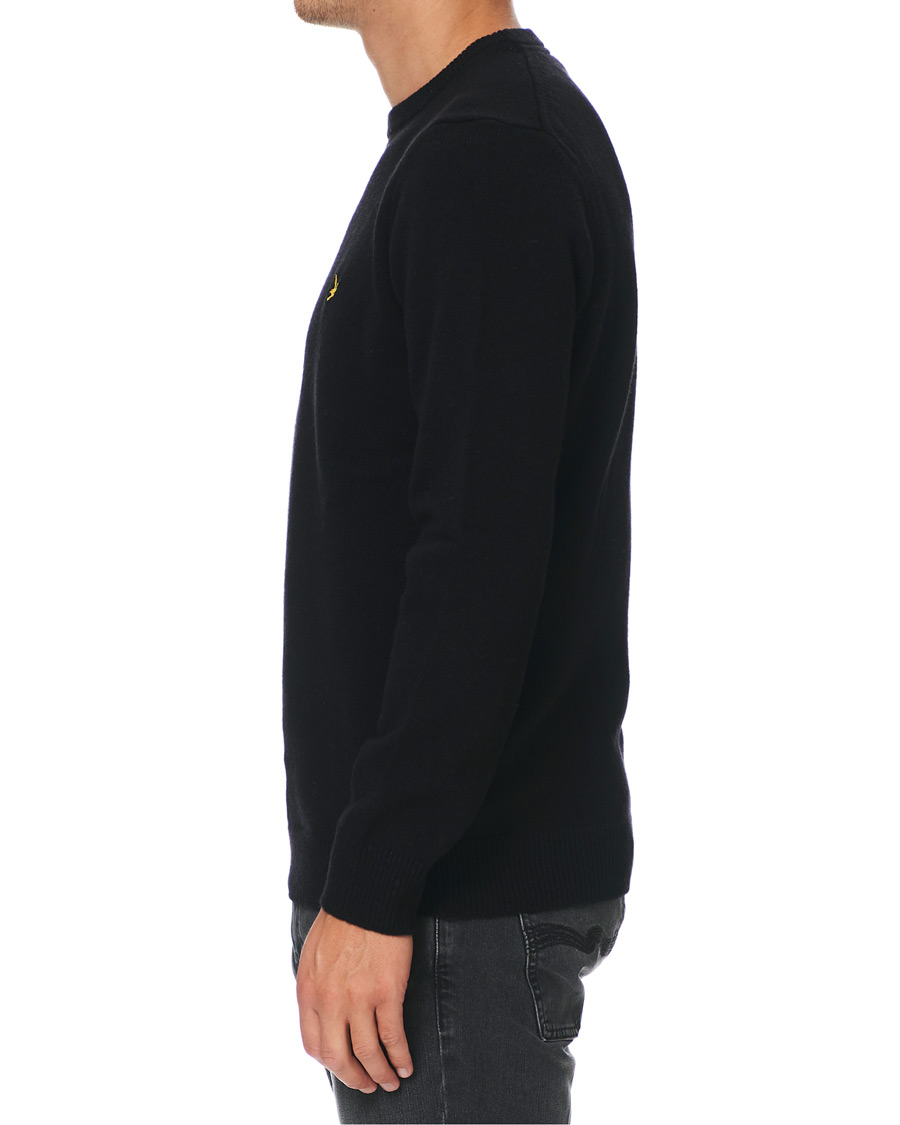 Herre | Gensere | Lyle & Scott | Lambswool Crew Neck Pullover Black